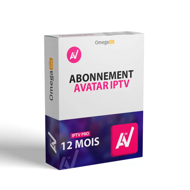 CARTE ABONNEMENT IPTV AVATAR 12 MOIS