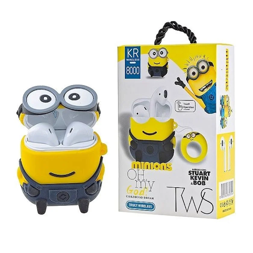 Ecouteur Sans Fil Minions Tws Kr 8000 Model 02 Omeganet