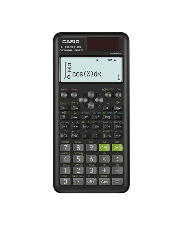 CASIO Calculatrice Scientifique FX-991ES Plus (2ème édition) - Noir