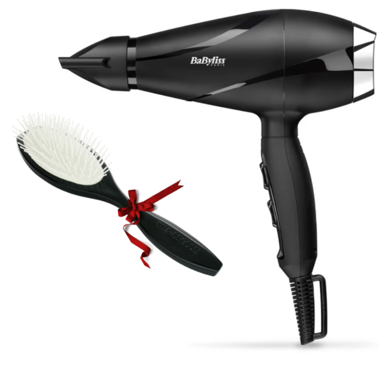 SÈCHE CHEVEUX BABYLISS 6713DE / 2200W / NOIR + BROSSE CHEVEUX OFFERTE