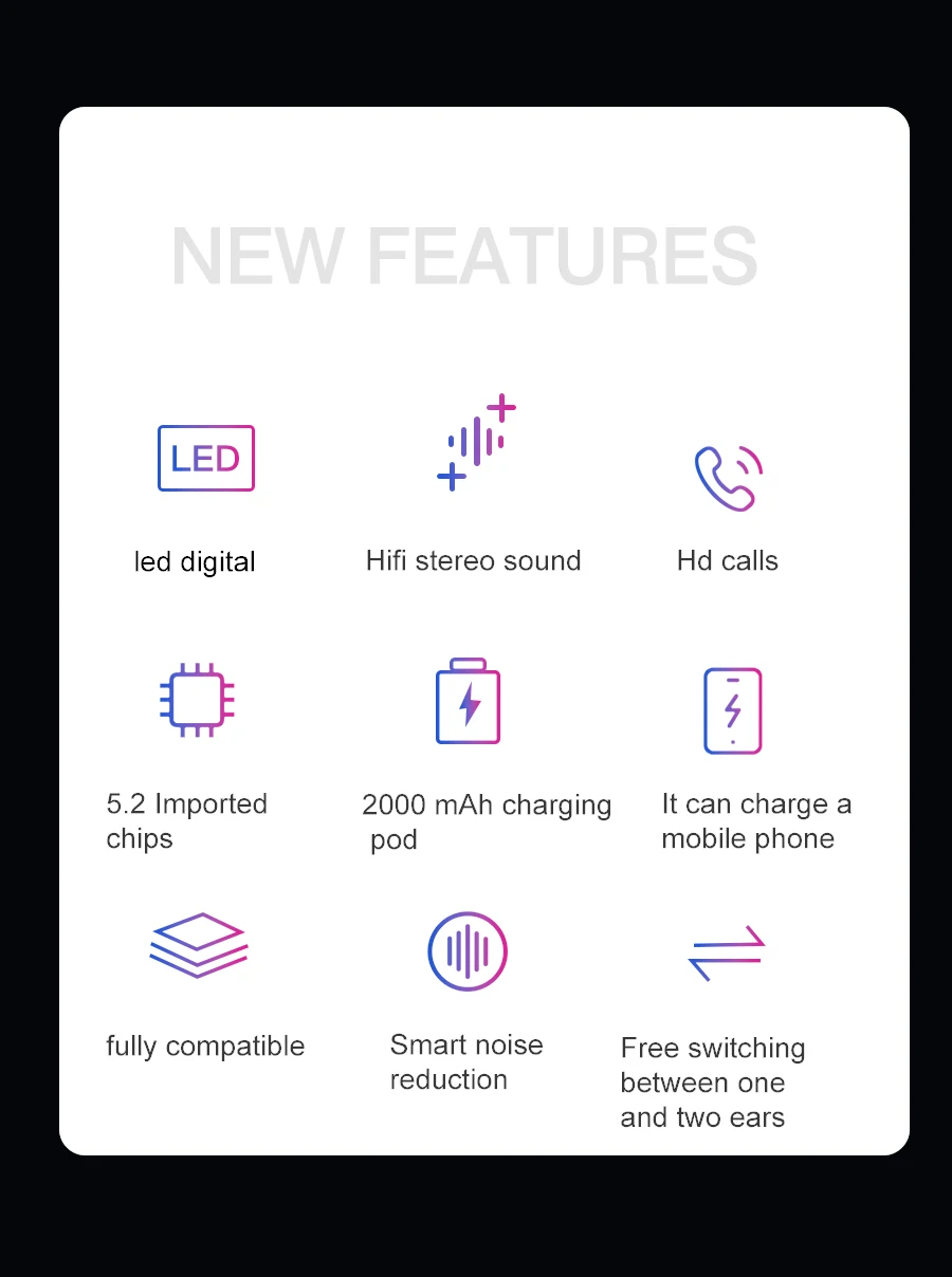 Écouteurs M29 PRO Bluetooth