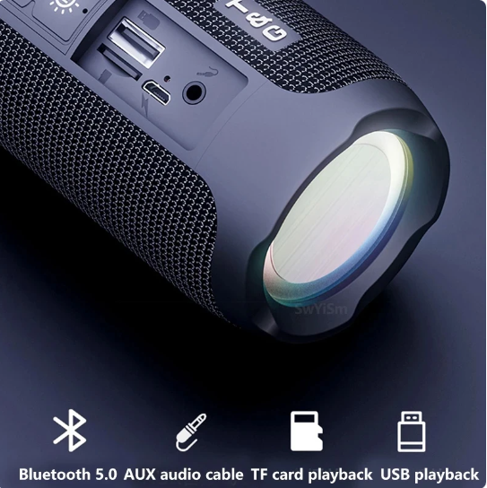 haut parleur bluetooth tg227 - Bleu