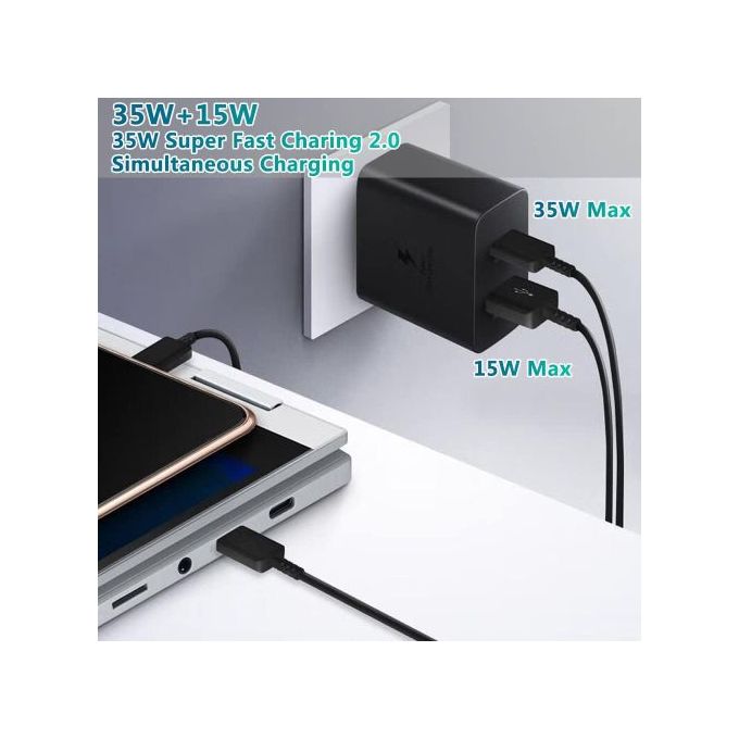 Scoot Adaptateur Chargeur USB-C 35 W - (35W+15W)
