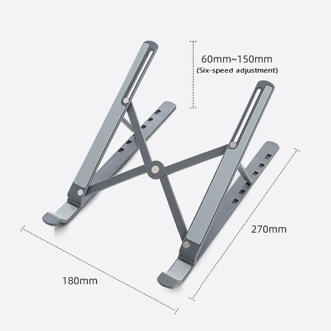 Support pour PC Portable & Tablette à 8 Hauteurs - Pliable