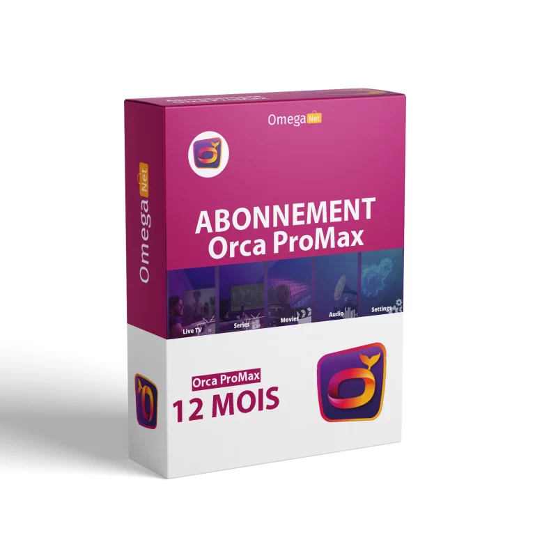 ABONNEMENT IPTV ORCA PRO MAX 12 MOIS