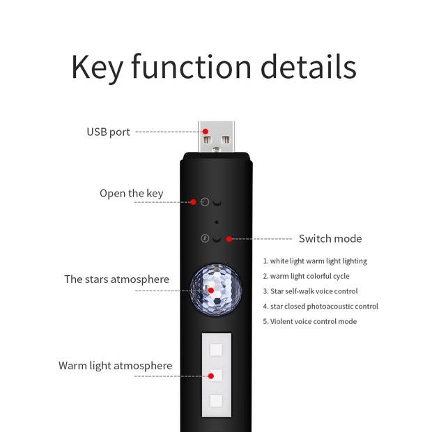 JEUX DE LUMIERE POUR VOITURE D88S