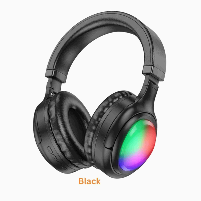 Casque Bluetooth RGB W48 / NOIR