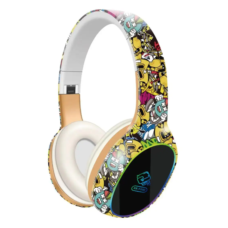 Casque Sans Fil Bluetooth Graffiti XX-1100 / Blanc