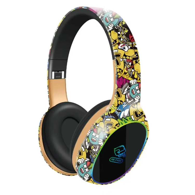 Casque Sans Fil Bluetooth Graffiti XX-1100 / Noir