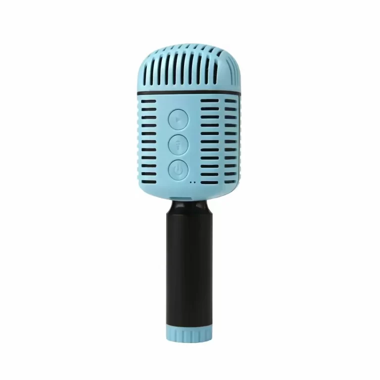 Microphone Karaoké Sans Fil - Bleu