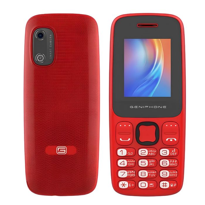 TÉLÉPHONE PORTABLE GENIPHONE A4 MINI - ROUGE