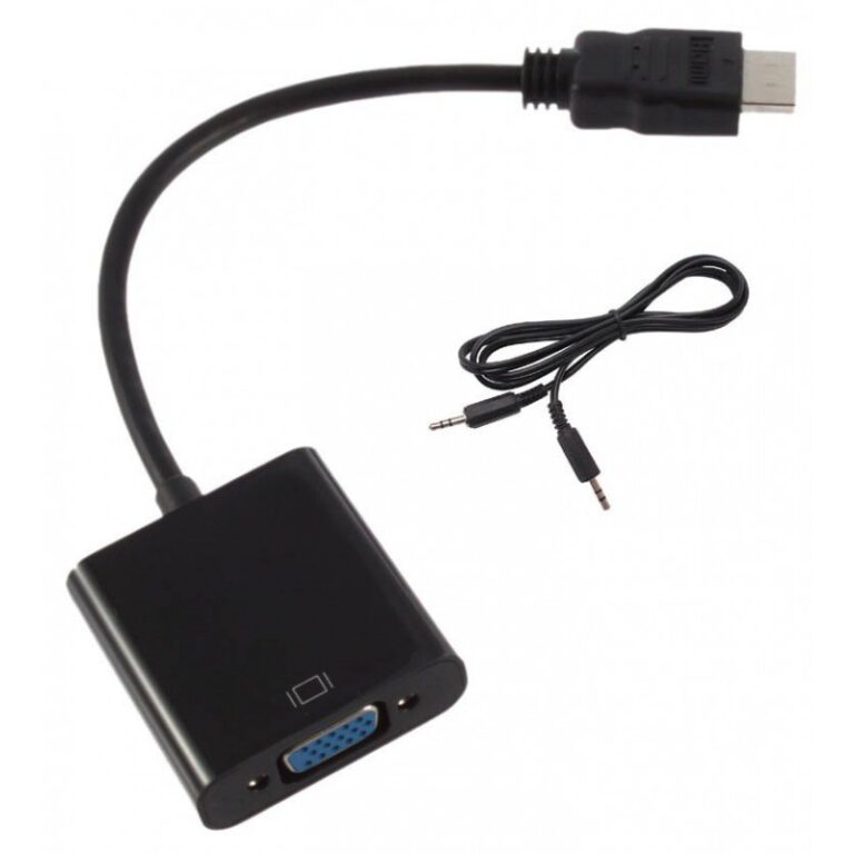 Adaptateur HDMI vers VGA avec Audio