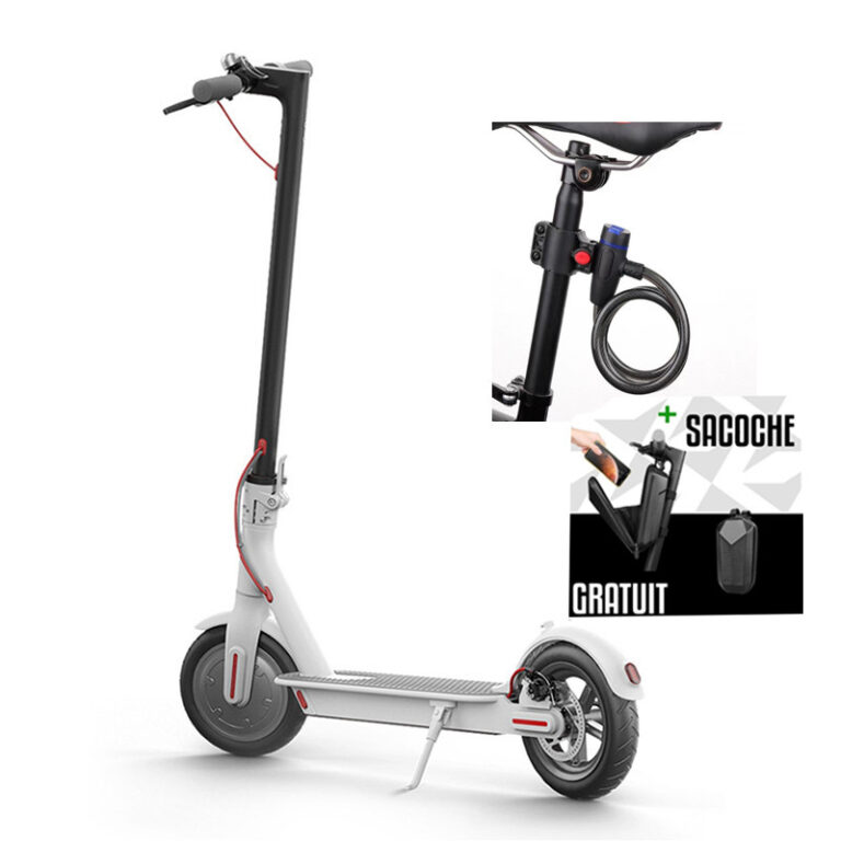 Trottinette Electrique Sparkway D8 Pro - Blanc