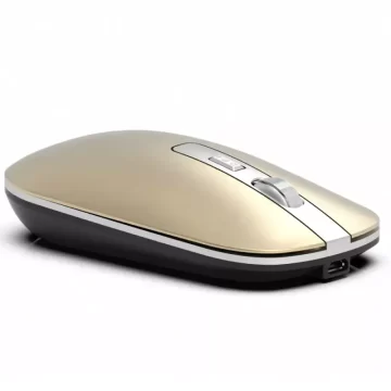 Souris Sans Fil Bluetooth Rechargeable INCA IWM-531RS (Gold)