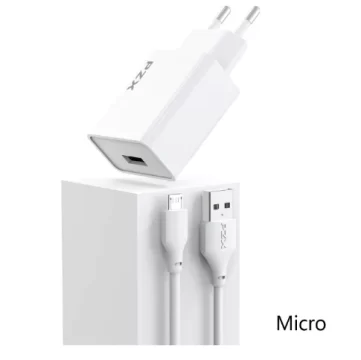 Chargeur fast Charge USB Micro 3.1A 1m | PZX C882E