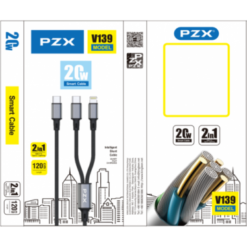 Cable PZX 2 en 1 - 20W V139