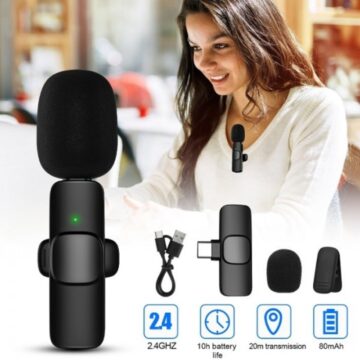 Micro Cravate Sans fil K9 Pour Iphone Noir 4 Micro Cravate Sans fil K9 Pour Iphone Noir