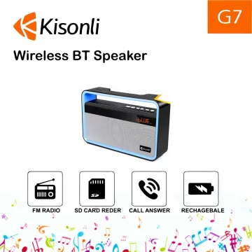 haut-parleur sans fil Bluetooth Kisonli G7