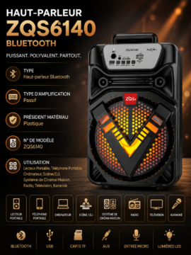 haut-parleur Bluetooth ZQS-6140