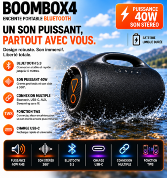 Haut-Parleur boombox4mini 1 Haut-Parleur