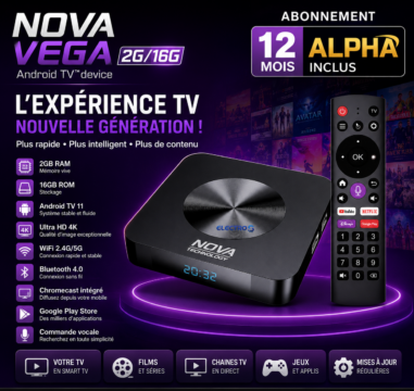 ANDROID NOVA VEGA 2G/16G + Abonement 12mois alpha 1 ANDROID NOVA VEGA 2G/16G