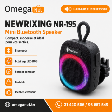 Haut-parleur Bluetooth NewRixing NR-195 8W Étanche IPX7 pour Vélo