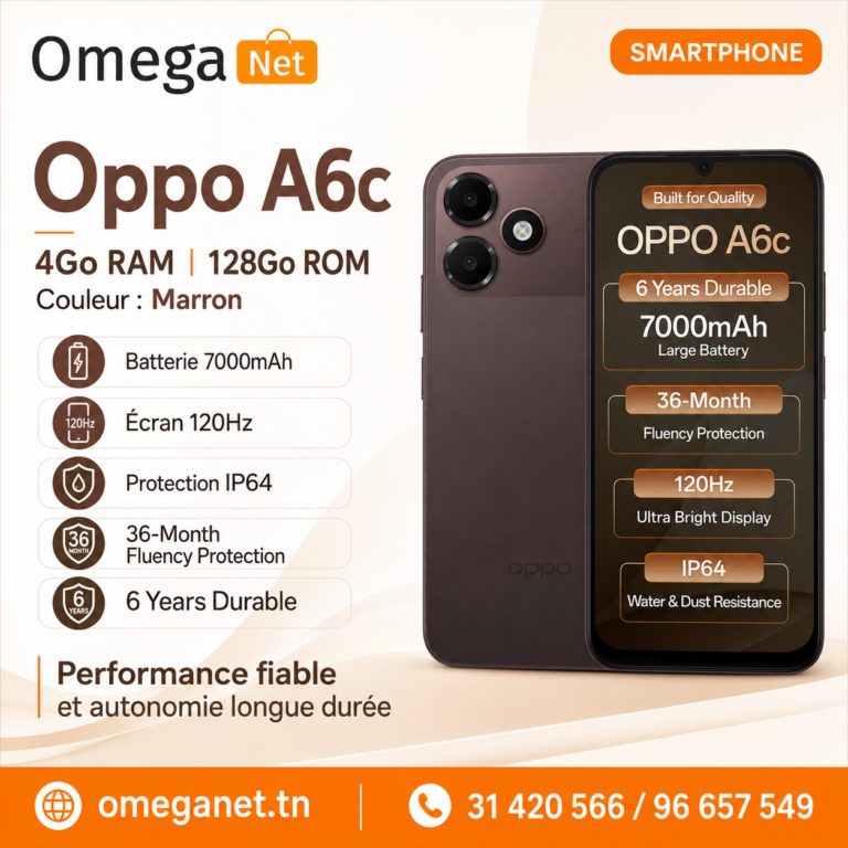 Smartphone Oppo A6c 4Go 128Go