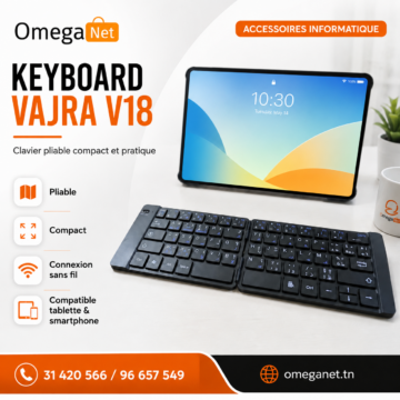 Clavier Bluetooth Pliable Vajra V18 1 Clavier Bluetooth Pliable Vajra V18