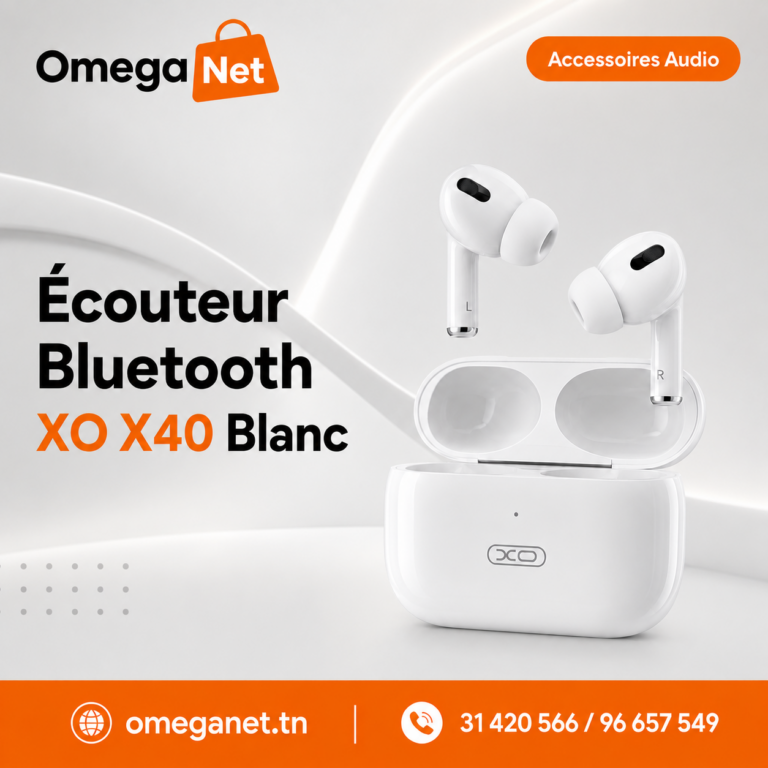 Écouteurs Bluetooth XO X40 Blanc 4 Écouteurs Bluetooth