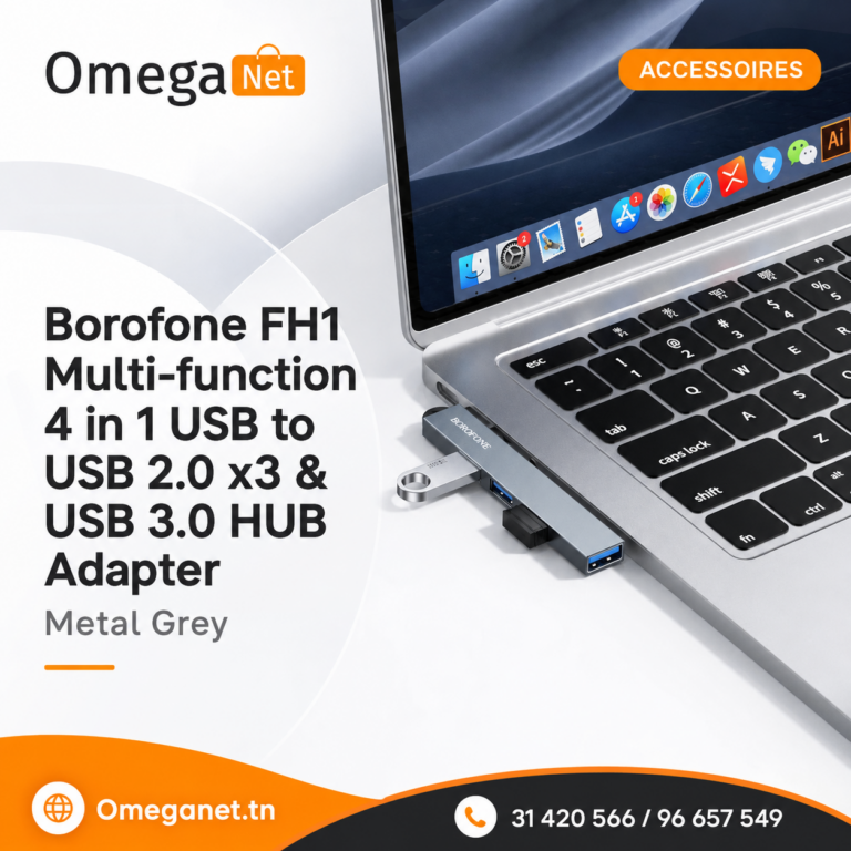 Borofone FH1 Multi-function 4 in 1 HUB Adapter 4 Borofone FH1 Multi-function 4 in 1 HUB Adapter