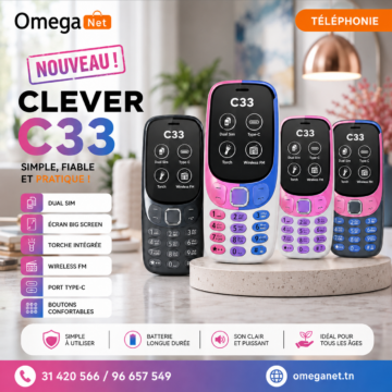 Téléphone Portable Clever C33