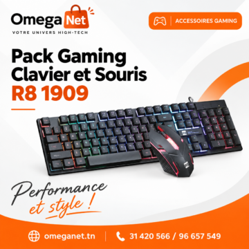 Pack Gaming Clavier et Souris R8 1909 4 Clavier et Souris R8 1909