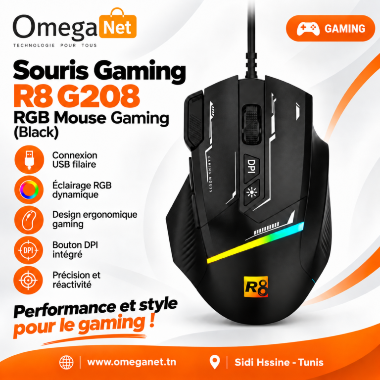 Souris Gaming R8 G208 RGB (Black) 4 Souris Gaming