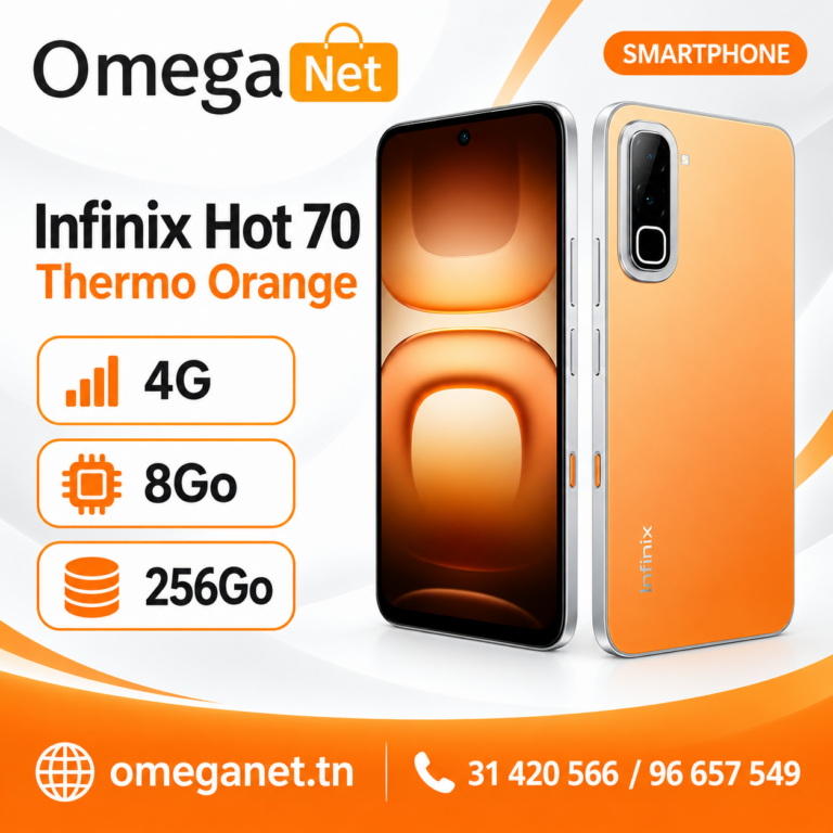 Infinix Hot 70 4G 8Go 256Go - Thermo Orange 4 Infinix Hot 70 4G 8Go 256Go