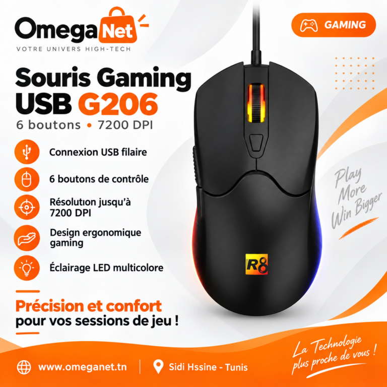 Souris Gaming USB G206