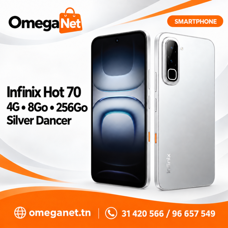 Infinix Hot 70 4G 8Go 256Go - Silver Dancer 4 Infinix Hot 70 4G 8Go 256Go