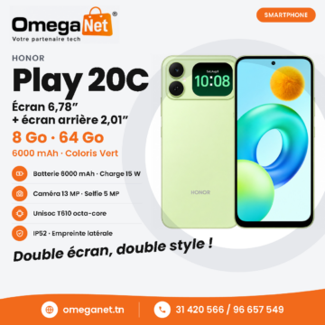 Honor Play 20C 4Go 64Go Vert

