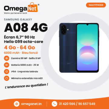 SAMSUNG GALAXY A08 4G 4Go 64Go - Bleu foncé 4 GALAXY A08