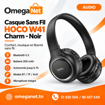 Casque Sans Fil HOCO W41 Charm - Noir 4 HOCO