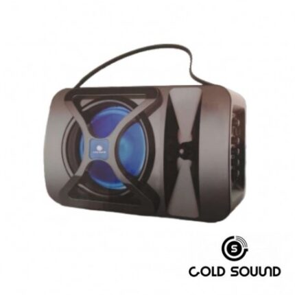 Speaker Rechargable Portable Gold Sound GS-6201