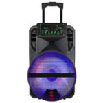 HAUT PARLEUR MOBILE 12'' BOOM SOUND J-1206 AVEC BLUETOOTH ET MICRO SANS FIL