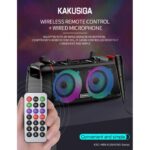 Kakusiga Haut Parleur Bluetooth Karaoké - Son Stéréo 3D & Puissant 2