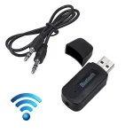 USB Bluetooth Music Receiver adaptateur 3,5 mm audio stéréo - Noir