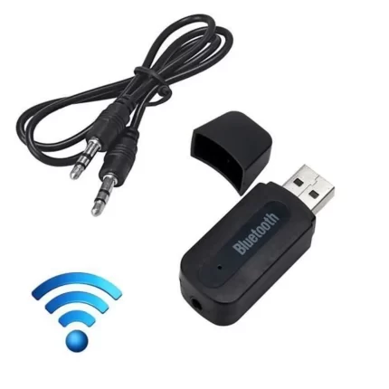 USB Bluetooth Music Receiver adaptateur 3,5 mm audio stéréo - Noir