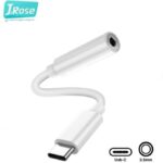 Jrose Adaptateur Convertisseur Type-C vers jack 3,5 mm - Blanc 1