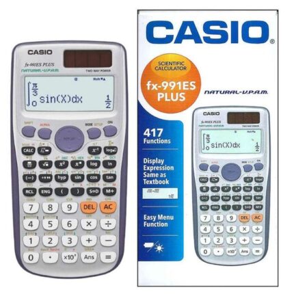 Casio Calculatrice Scientifique – FX-991ES Plus – Gris