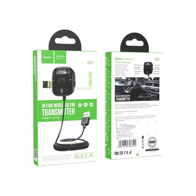 Transmetteur FM Bluetooth Novodio Streamy - Pour écouter Sa Musique En Voiture, Mains-libres, Charge Rapide