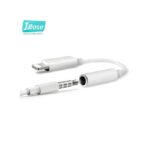 Jrose Adaptateur Convertisseur Type-C vers jack 3,5 mm - Blanc 3