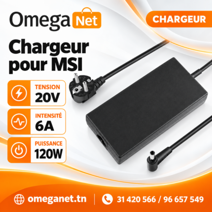 Chargeur pour MSI 20V 6A 120W