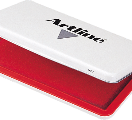 tampon encreur rouge